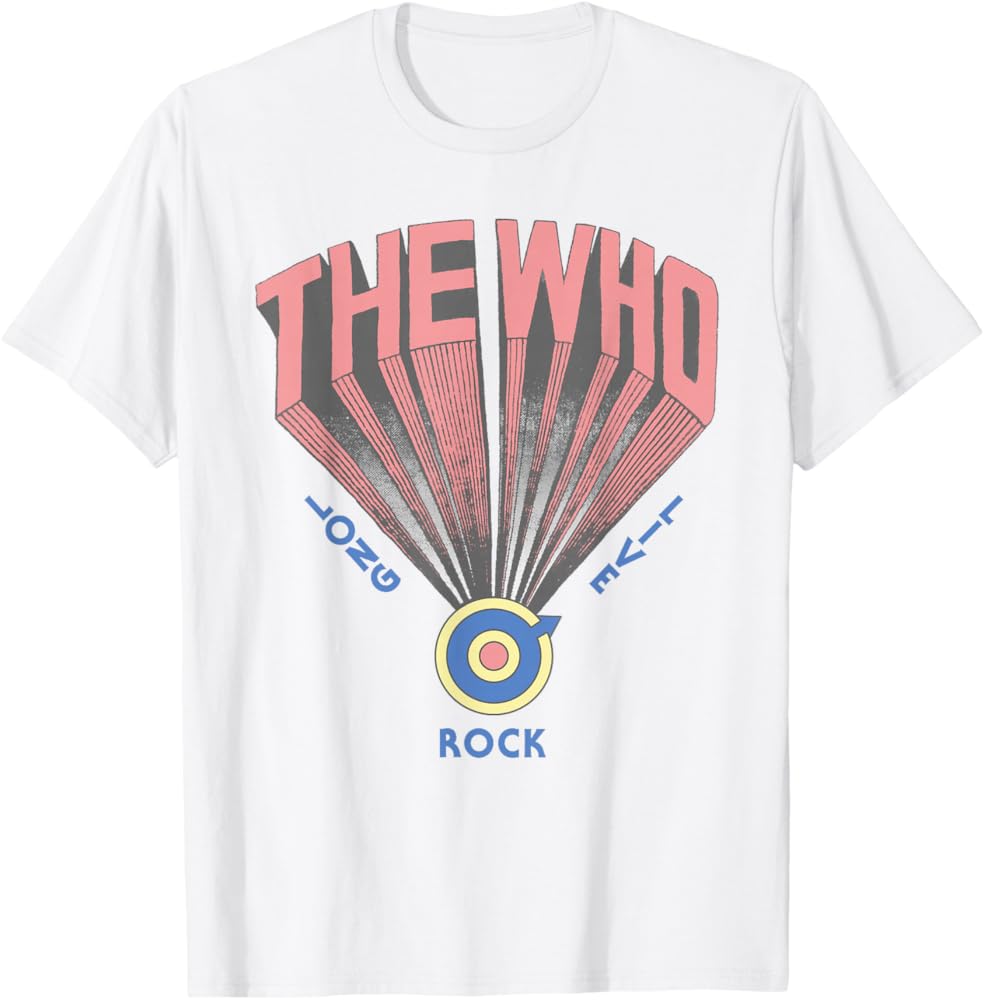 Amazon | The Who 公式 ロングライブ ロック レトロ Tシャツ | Tシャツ